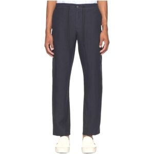 Vince Dark Navy Hemp Trousers Size Small NWOT